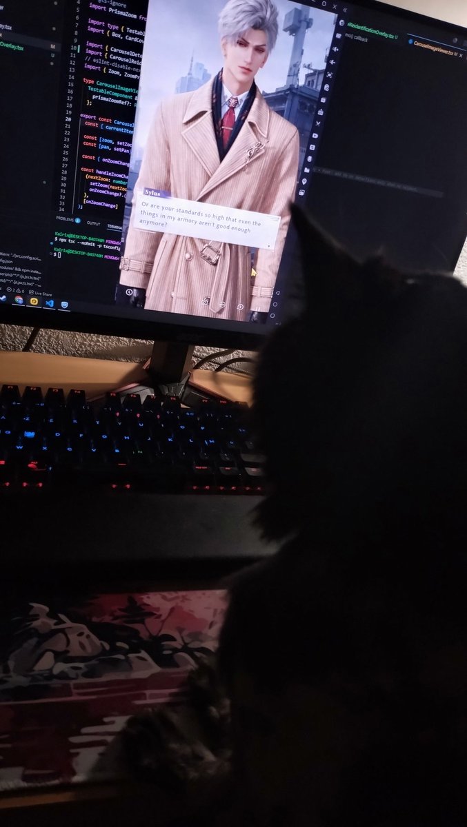 Kairix_2's tweet photo. I think she also loves Sylus https://t.co/JZUIqaWDuI