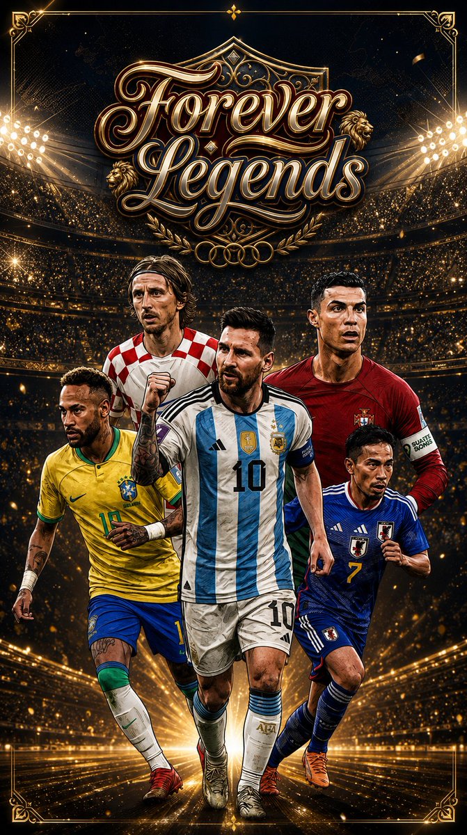 flower_honobono's tweet photo. ⚽Legend Of Soccer⚽
🇦🇷メッシ(Lionel Messi) 
🇵🇹C.ロナウド(Cristiano Ronaldo) 
🇭🇷モドリッチ(Luka Modrić) 
🇧🇷ネイマール(Neymar da Silva Santos Júnior）

W杯ではもう彼らの姿が見られなくなるかもしれないと思うと悲しい…😢
レジェンドたちのプレー姿を見届けよう⚽
#サッカーＷ杯2026 https://t.co/jluO0NNfw1