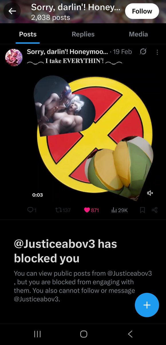 SmashableLawyer's tweet photo. ☢︎: Lmao this bum blocked me after I called out that they

1. Makes raceplay posts
2. Interacts with raceplay accounts/posts
3. Broke one of my RP rules

What a loser lmfao 

Anyways, Here's hoping I find a more normal futa rogue account in the future 🙏 https://t.co/UAwEm5gS72