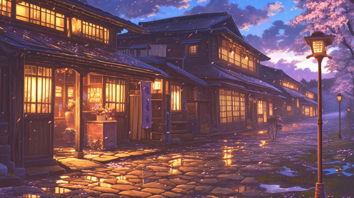 sozaiya_create's tweet photo. 🤍背景無料配布｜16:9

「雨上がりの大正ロマン風の街並み」

サムネ・配信・TRPG等にぜひどうぞ！
使用報告不要です♡

#まいにちなちゃフリ素 #フリー素材 #背景素材
🤍利用規約：https://t.co/OaLZsGar8F https://t.co/rMc19ca0lK