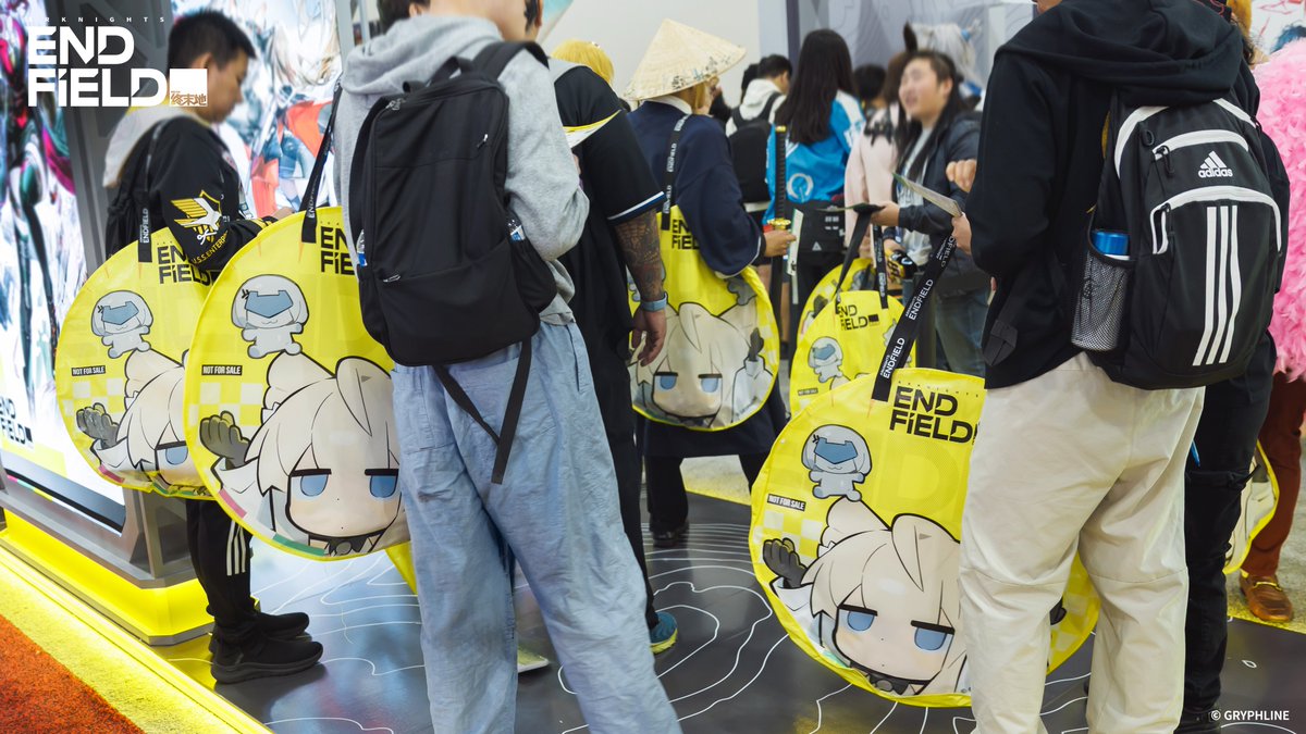 AKEndfield's tweet photo. Dear Endministrators,

Day 1 at #AX2026 was a blast! Thank you to everyone who stopped by our booths yesterday.

If you haven't visited us yet, come find us at South Hall #3724 and West Hall #936. We'll be here through Sunday!

#ArknightsEndfield #AX2026 #EndfieldAX2026 https://t.co/pdkbyeAY5N
