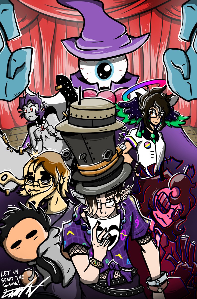 ZachZend's tweet photo. First set of attacks this year aimed at my friends! Links to the attacks will be provided below so you can find their characters and profiles!

#artfight #teamcomedy https://t.co/3z1054q7b8