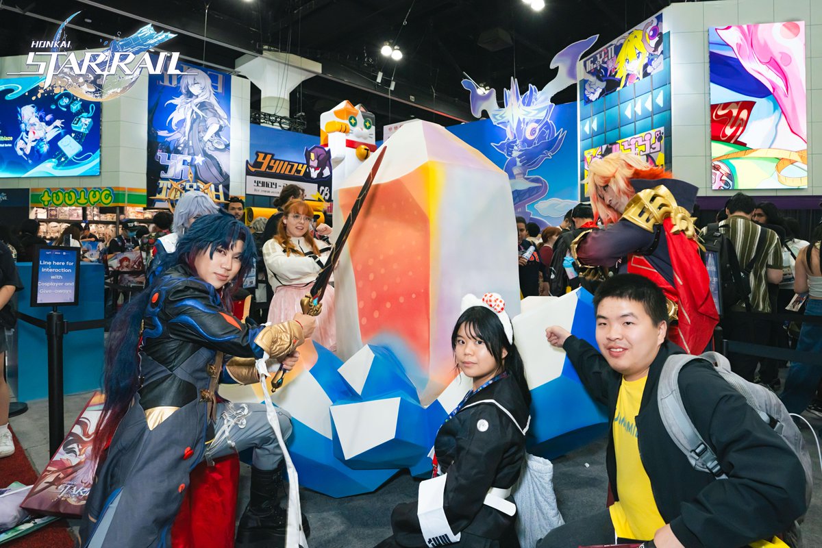 honkaistarrail's tweet photo. A true manifestation of Elation at Anime Expo!

Have you shown your respects to the Giant Stellar Jade yet? https://t.co/nfhkqgq7Ic
