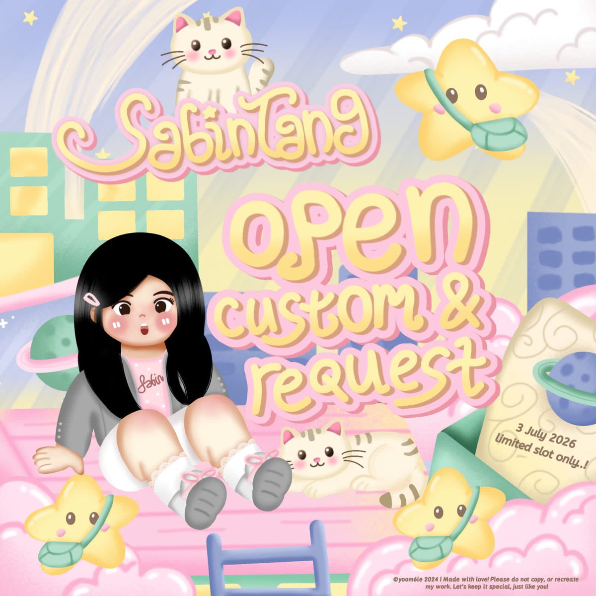 yoom6ie's tweet photo. help repost please? thankyou 😆💗

hallo semua..! hari ini sabintang kembali open untuk custom SETUP BA dan by request layout di bulan juli 🤩⭐ detail tnc dan lainnya cek ALT dan post dibawah yaa! selamat jajan all 😋🛒💗

#bealanja https://t.co/Eqk09lQyQj