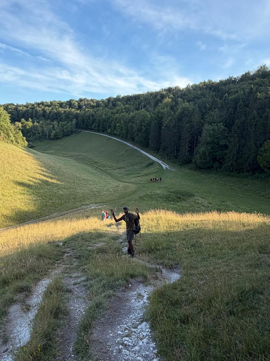 A beautiful but hilly walk yesterday Image