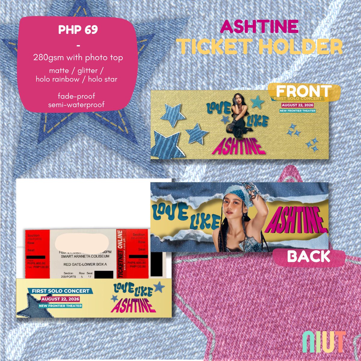 helloniut's tweet photo. Ashtine Olviga’s ‘Love Like Ashtine’ concert ticket holder now available here: https://t.co/5A7D9VJdMi

#ASHTINE #ASHTINEOLVIGA #LOVELIKEASHTINE https://t.co/KkIiFrttwl
