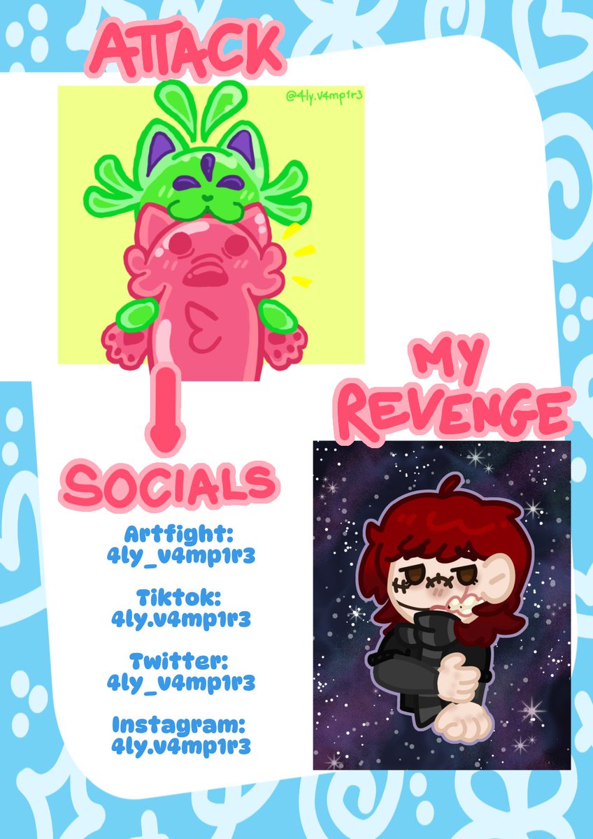 Gummi_Bat's tweet photo. FIRST DAY OF ARTFIGHT! Attacks and revenge! I'm actually a day late to posting this, I love all the attacks I've had!! Thev are all so beautiful and I've meet such lovely people 😭💕 Can't wait to see what else happens, Happy ArtFight!
@XkittykrusherX @4ly_v4mp1r3 @Kytefight https://t.co/hoKFCEQZbn