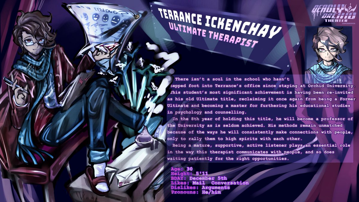 deadlyorchidthr's tweet photo. Terrance Ickenchay, The Ultimate Therapist https://t.co/uv8OErF8M7