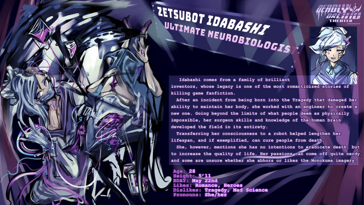 deadlyorchidthr's tweet photo. Zetsub0t Idabashi, The Ultimate Neurobiologist https://t.co/JRhjOrLmVA