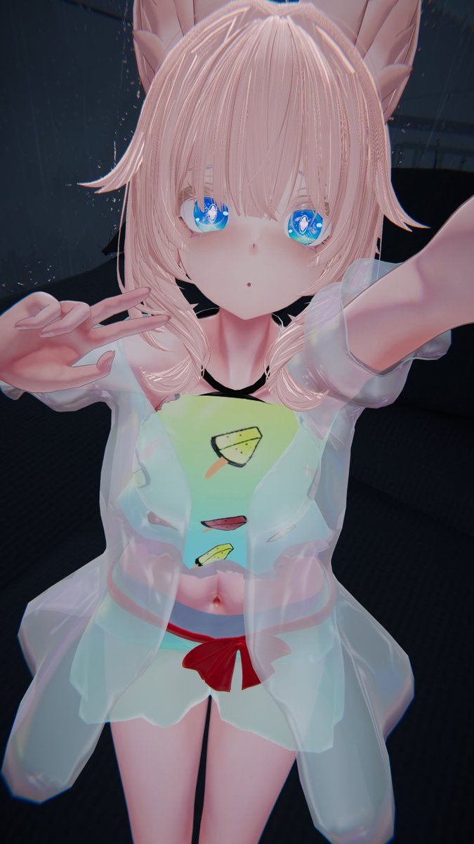 sakuya049's tweet photo. 今日の夜に新作の水着を出します！
プレゼント企画も致します！最初はナナセのみですが
後々たくさん対応します！ https://t.co/0jp4gJSumq