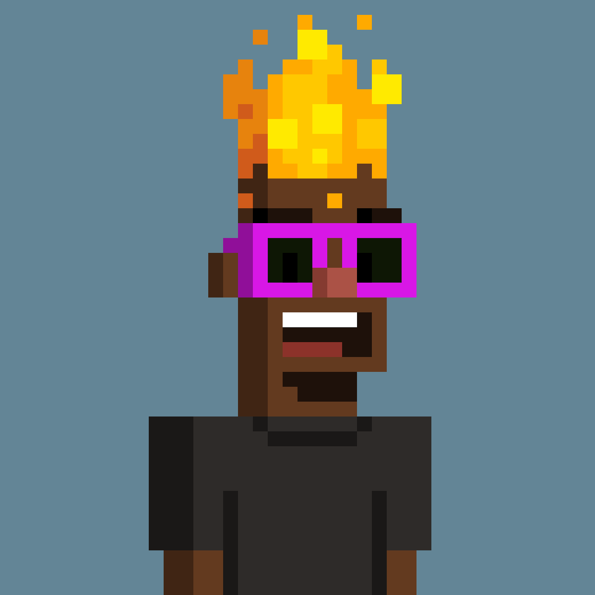 CypherPunksArt's tweet photo. Gm, is this fire? https://t.co/qOWI1AQ6iY