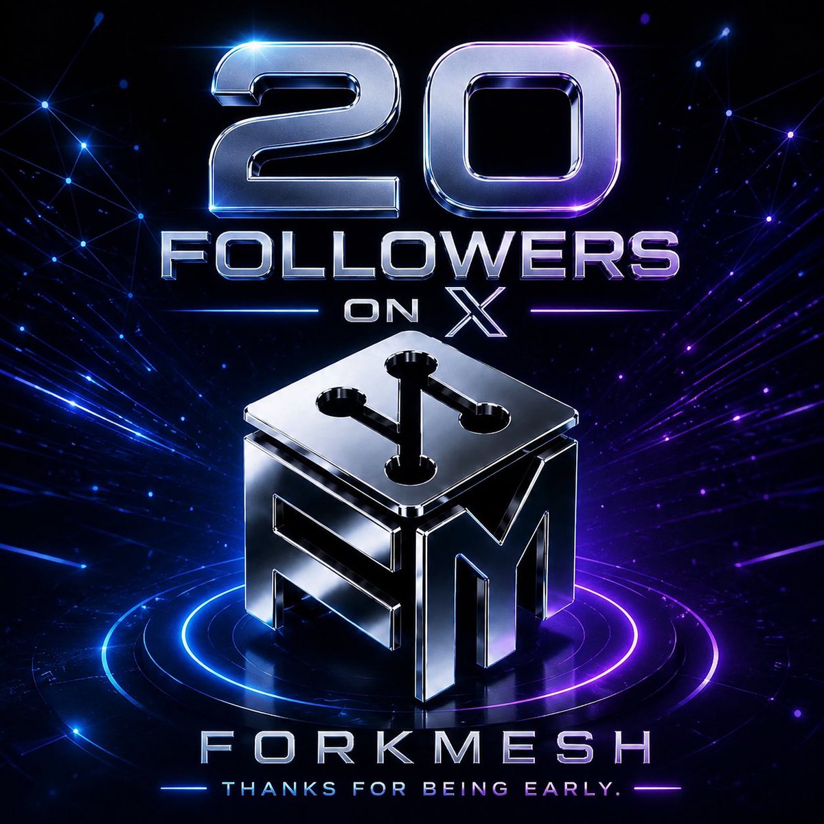 forkmesh's tweet photo. 20 followers on X 🎉

Tiny milestone, huge energy.

Thanks to everyone who’s early to ForkMesh — we’re building resilient open-source infrastructure, one node at a time.

Mirror it. Preserve it. Power the mesh. ⚡
https://t.co/uzXPVcodtm https://t.co/cvDZ1zRQEO