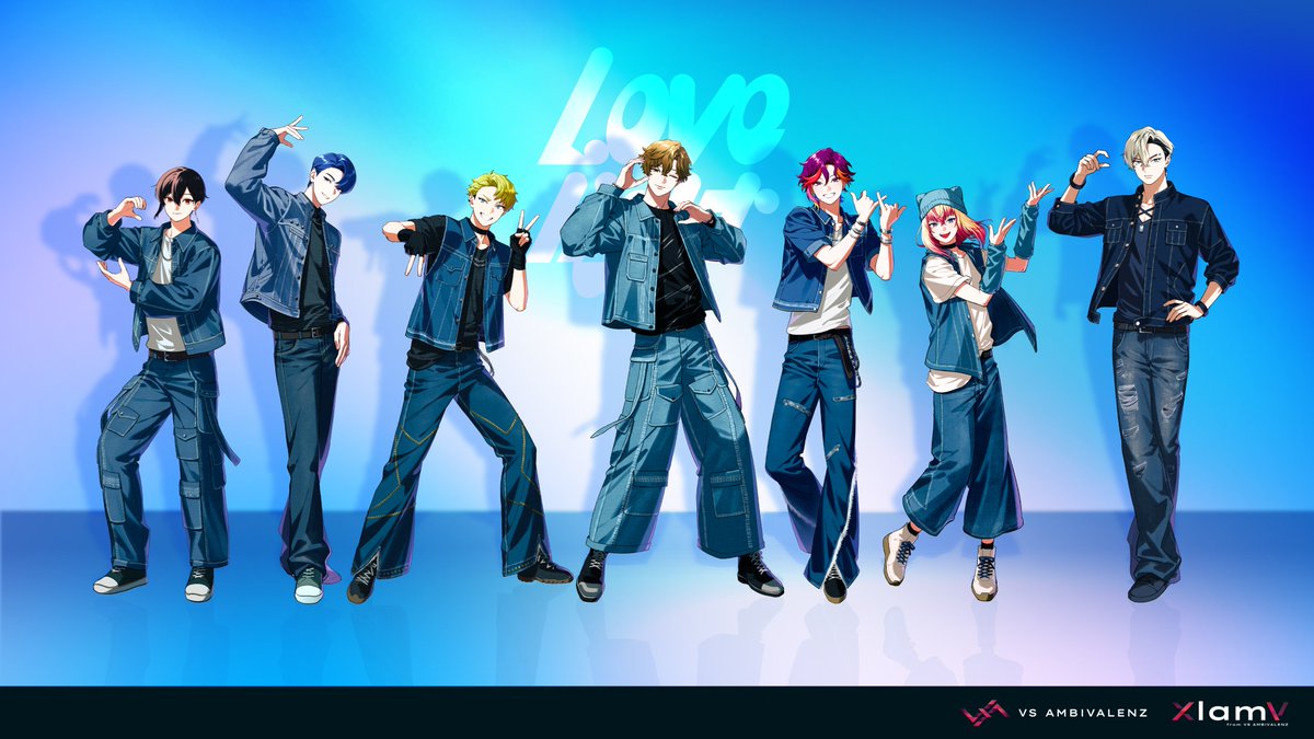 vsa_official_jp's tweet photo. .˚⊹⁺‧┈┈┈┈┈┈┈┈┈┈‧⁺ ⊹˚.

　　  XlamV『Lovelight』
　　新規撮り下ろし解禁🔥

.˚⊹⁺‧┈┈┈┈┈┈┈┈┈┈‧⁺ ⊹˚.

Lovelightビジュアルを
新規撮り下ろし📸

グッズの発売をお楽しみに✨

#ビバレン #クランヴ https://t.co/xJULyKjwaw