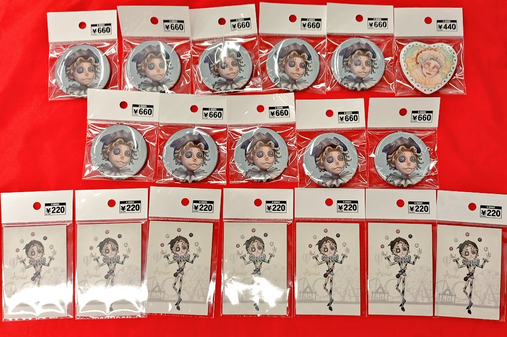 入荷情報】 第五人格 IdentityV ラウンドワンコラボ 缶バッジ