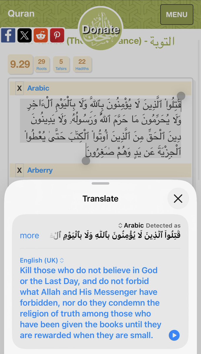 Ippzen's tweet photo. @abby_twa2 @paxthetruth @TheBarber265 Islam is divided into Mecca and Medina. 

Peaceful verses (Mecca) when in minority and then war verses (Medina) in majority. Peaceful verses are abrogated (cancelled) when in majority to establish dominance. https://t.co/wMKn8T53x3