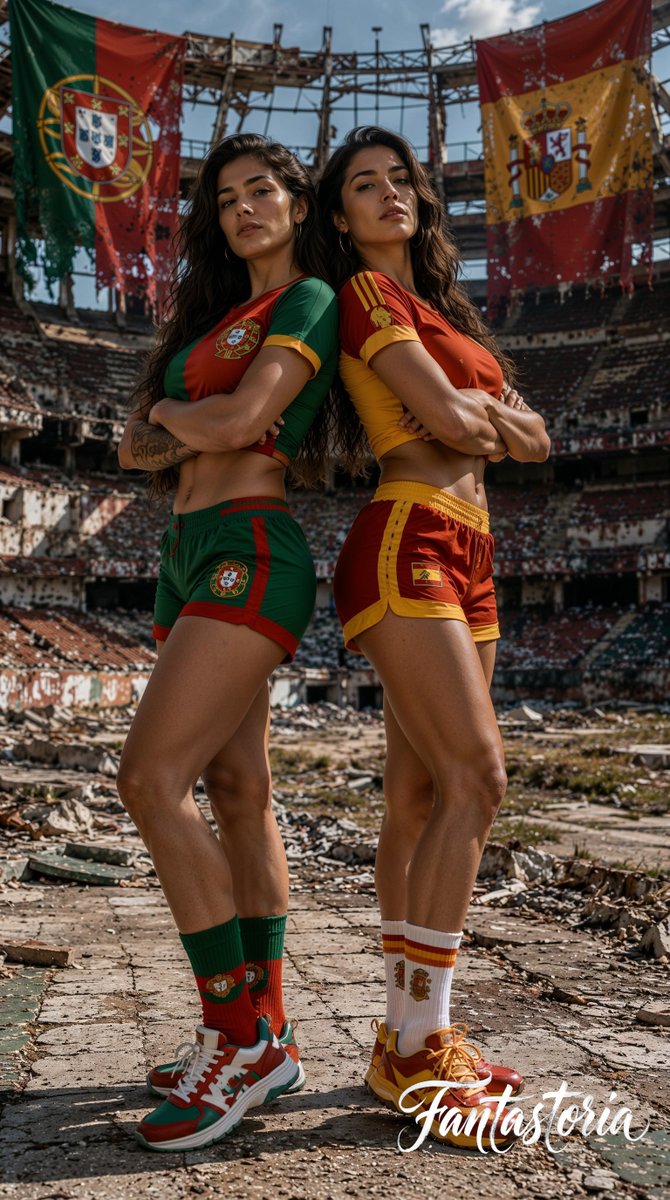 fantastoria's tweet photo. Bringing their absolute best to the pitch! May the journey to glory be epic for both #Portugal and #Spain 🌟🏟️

Let the finest squad claim victory, but above all, let's witness some unforgettable football magic! 🚀✨

#WorldCup2026 #AIArt https://t.co/3vPkeGwlLt