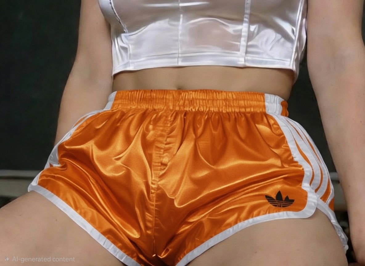 DForclaire's tweet photo. The most beautiful shorts ever made and the infinite options that should've existed 
#Adidas #adidasshorts #nylonshorts #glanzshorts #girlinshorts #tease #seduction #provocative #PlayfulAndPretty #cute #sexy #SexyOutfit #white #VintageAdidas #RetroSportswear #AdidasVintage https://t.co/zSJmk6Hxxs
