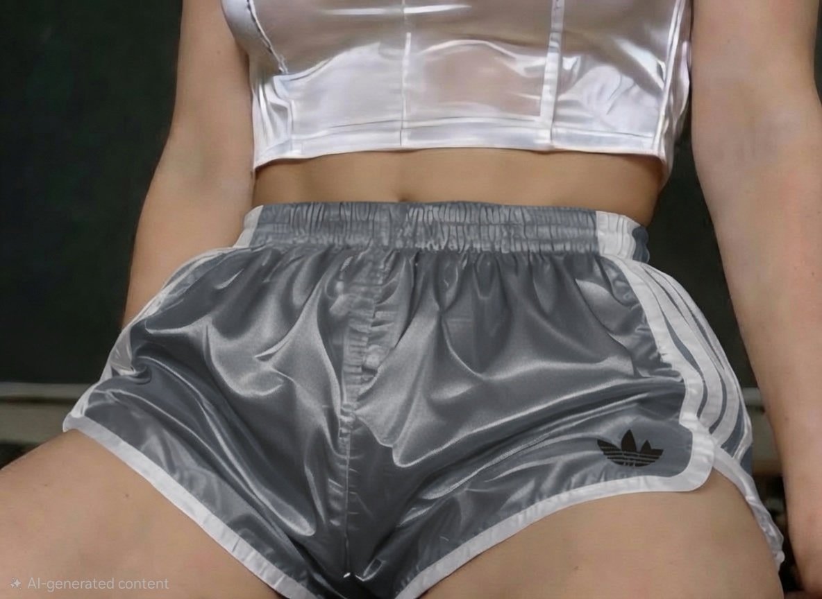 DForclaire's tweet photo. The most beautiful shorts ever made and the infinite options that should've existed 
#Adidas #adidasshorts #nylonshorts #glanzshorts #girlinshorts #tease #seduction #provocative #PlayfulAndPretty #cute #sexy #SexyOutfit #white #VintageAdidas #RetroSportswear #AdidasVintage https://t.co/zSJmk6Hxxs