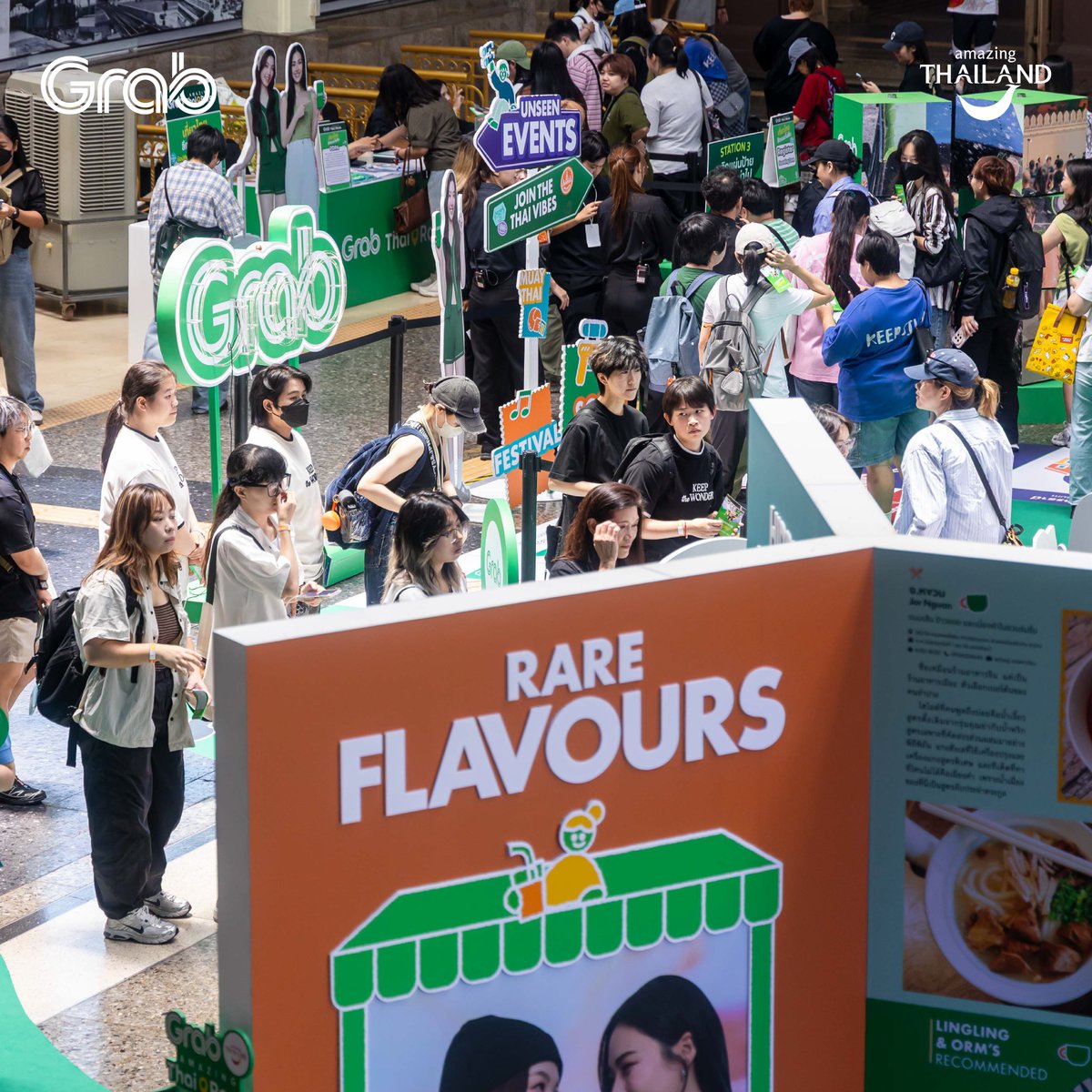 GrabTH's tweet photo. ภาพบรรยากาศสุดน่าประทับใจจากงาน
"Grab Amazing Thai Rares เที่ยวไทยลึกแบบไม่ลับ"

#GrabxTAT #GrabAmazingThaiRares #แกร็บเที่ยวลึกแบบไม่ลับ #GrabTH #AmazingThailand #LingOrm #หลิงออม #Linglingkwong #หลิงหลิงคอง #OrmKornnaphat #ออมกรณ์นภัส https://t.co/oeYqkx6RRC