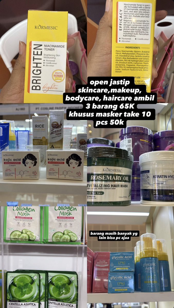 nih_disini's tweet photo. #openjastip skincare, haircare,bodycare
EASTBEAUTY PACK SURABAYA

free packing dan free ongkir, barang bisa mix,ori, yuk gas bisa chat aku yaa https://t.co/ZnSxg45GHH
