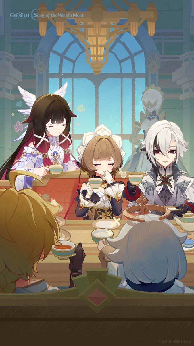 GenshinImpact's tweet photo. Welcome home, Sandrone.
#GenshinImpact 

Hello, Traveler!
Having experienced so much from her journey, Sandrone has finally returned to her friends. Compared to before, something deep within her heart seems to have changed significantly... https://t.co/bDX8dPVv3H
