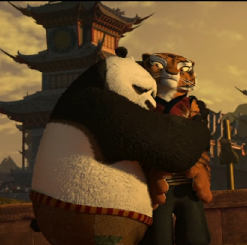 WildGamerTweets's tweet photo. Day #1346 manifesting #TiPo into canon 

She fits perfectly in his arms

#KungFuPanda #KungFuPanda5 https://t.co/NOANXH7JYS