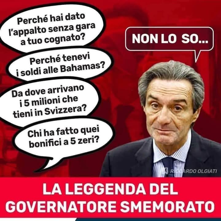 Mariaro84538838's tweet photo. Tutto a sua insaputa..
#Fontana https://t.co/IMQLFq2SCy
