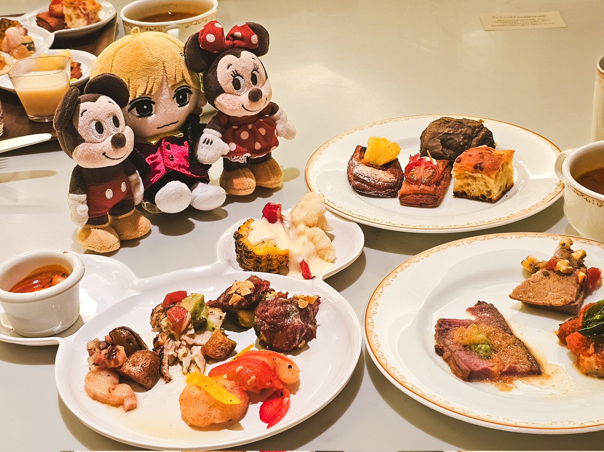 UMIce_415's tweet photo. うみぬいちゃんとディズニービュッフェ https://t.co/wZxlCEhMrc