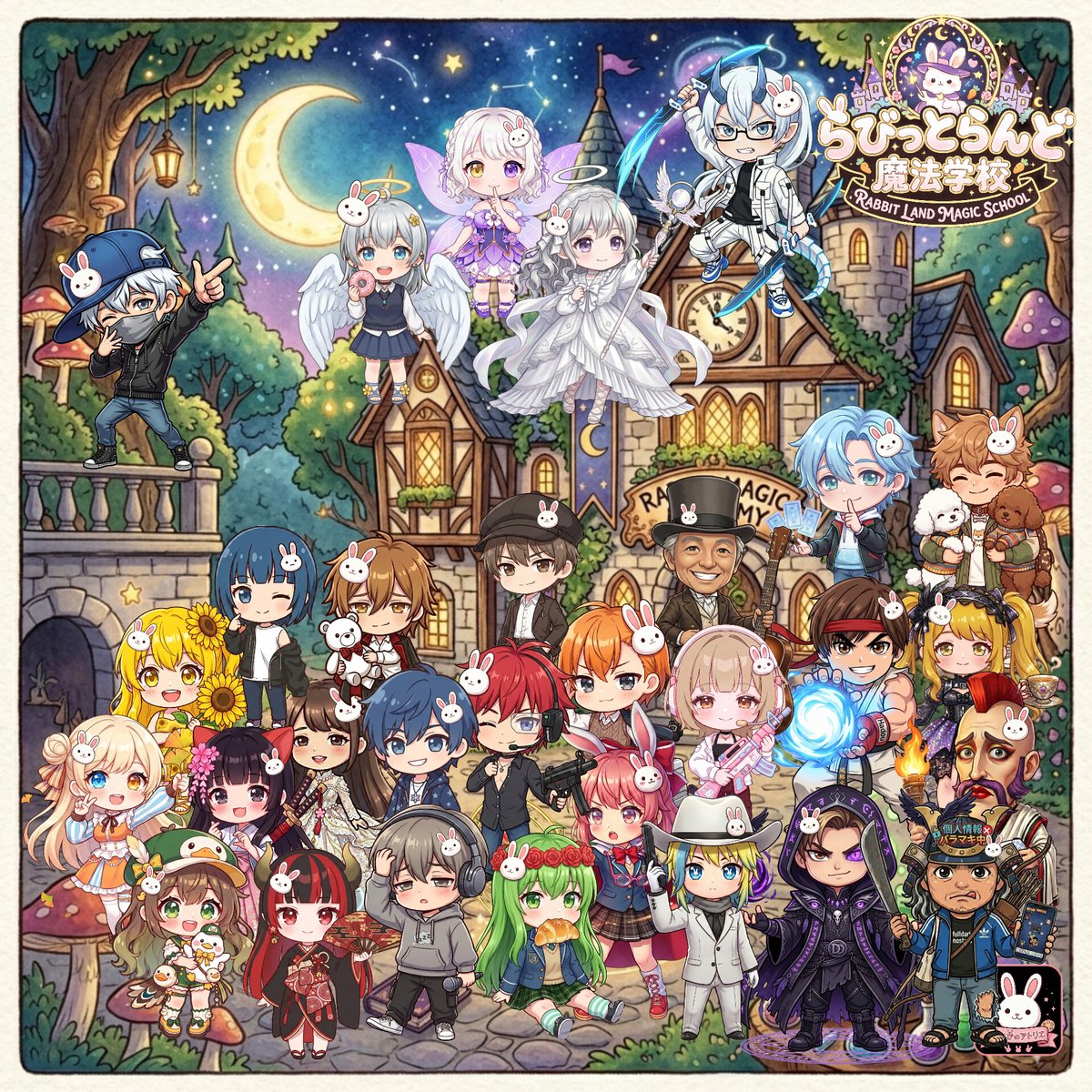 魔法学校の学生さんが ついに30人になりましたっ꜀( ꜆ᐢ. ̫.ᐢ 