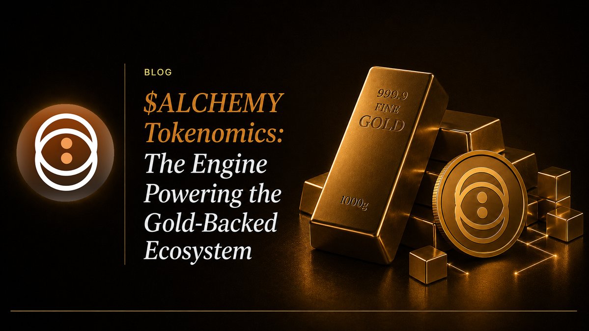 Alchemy_L2's tweet photo. $ALCHEMY is not just another governance token.

It is a fixed-supply, deflationary asset engineered to capture value from every corner of a gold-backed DeFi ecosystem.

📚 https://t.co/94Xuwr9Nt3

Full breakdown 🧵👇 https://t.co/AEG6bpaRsZ