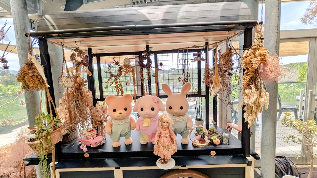 GINkikyo's tweet photo. 花の文化園へ30年振りに行きました😅
当時はカフェも無く、今日行ってみた���シルバニアファミリーのメニューが有り、チーズケーキを頼むとマーガレットウサギの赤ちゃんがもらえました🥰可愛い💞
園内の人はチラホラしか居なくて、ゆっくり出来ました。
#大阪府立花の文化園
#シルバニアファミリー https://t.co/XZrzYwQxkO