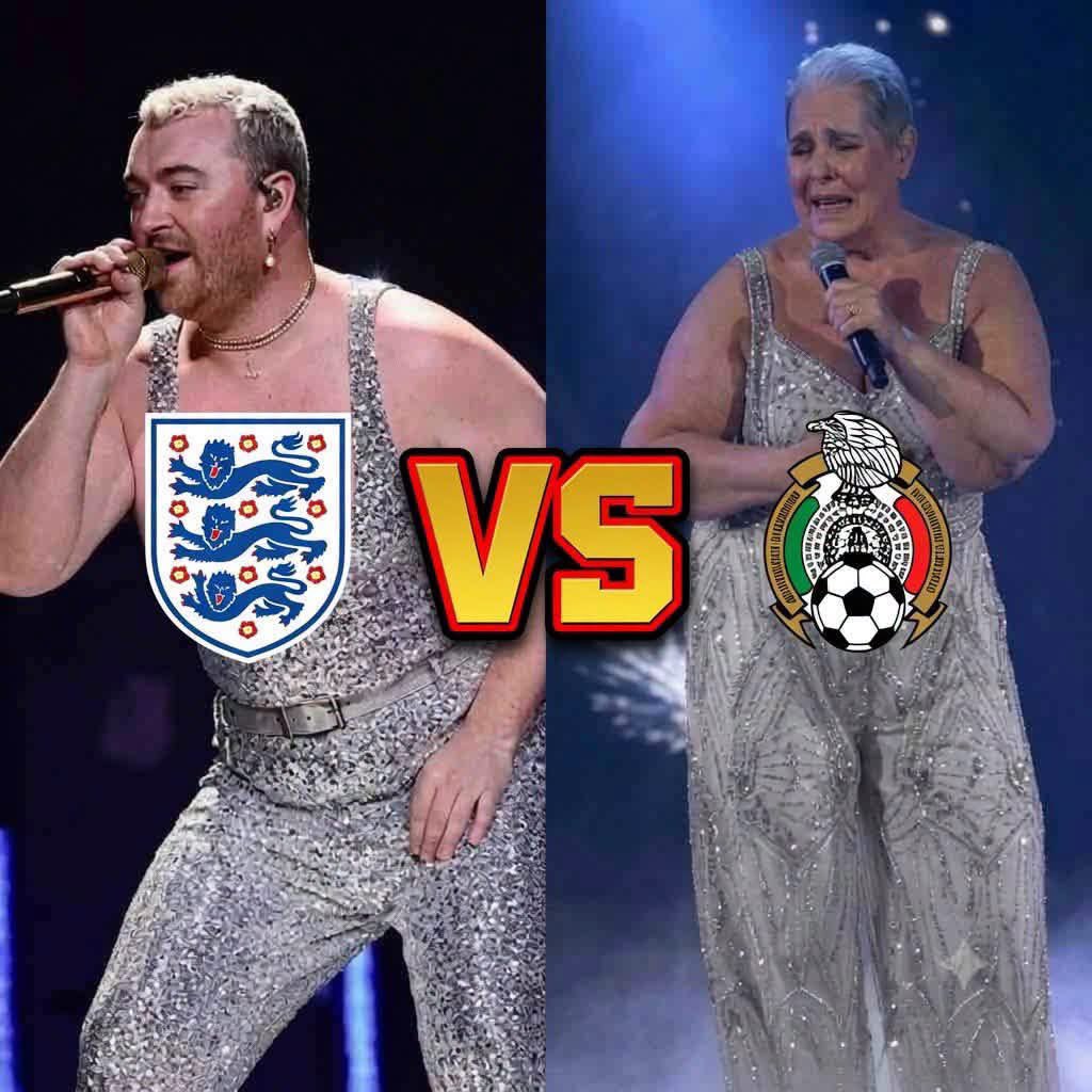 ReynaCaldern06's tweet photo. #VIRAL | MEMES CALIENTAN EL MÉXICO VS. INGLATERRA
Duelo de #mandatarias, #leyendas de la #música y un #apellido nada #sutil en #Tabasco. El internet está en llamas previo al #México vs. #Inglaterra de este domingo⚽🔥#YSISÍ https://t.co/5blO5MPd7y