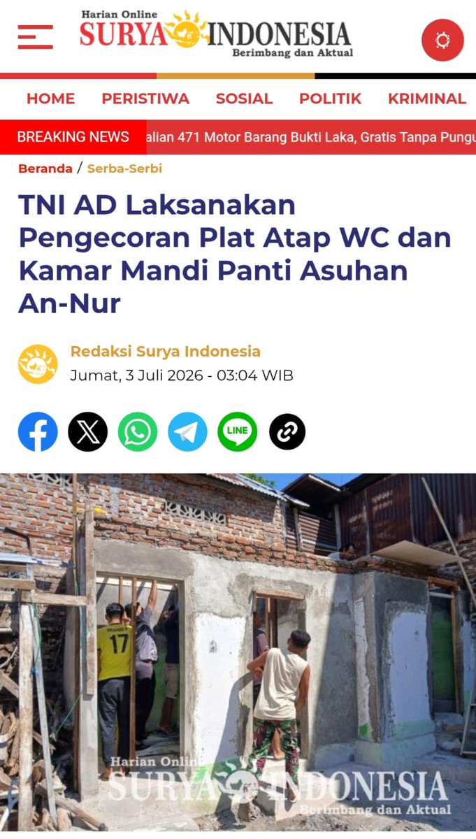 Sahrukann's tweet photo. Untuk negeri, TNI berkorban semua yang dimiliki. Jarak, masa, bahkan jiwa. Semangat ini adalah warisan luhur yang wajib terus dijaga secara kolektif.  Wujudkan Kerja Bersama https://t.co/mLxJjLTwM9