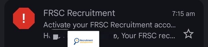 RecruitmentPq's tweet photo. FRSC Recruitment portal is under heavy traffic right now, that is why activation links are delaying or expiring before people get to click them.

Do these:

- Check your spam folder first, most missing links are sitting there

-If a link does arrive, click it immediately, they seem to be expiring fast

- Still stuck, request a fresh activation link and try again in a bit

Where possible, use a laptop or desktop mode on your phone, it is loading smoother than mobile browsers for some people

Has anyone been able to apply successfully today? Drop a comment.

Full breakdown of the process and requirements here: https://t.co/hob0rr3pJG

Good luck!