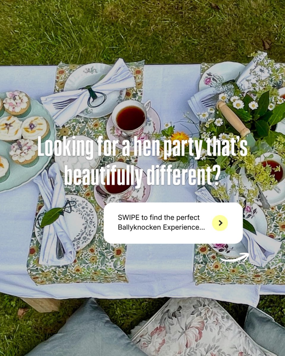 BallyknockenHCS's tweet photo. Whether you’re planning an intimate gathering or a fun-filled celebration, a hen party at Ballyknocken is all about creating memories together 💐✨

More info here 👉 https://t.co/tLgDOrfp0S

#Ballyknocken #HenParty #HenPartyIdeas #CookerySchool #Wicklow https://t.co/yMfuwjYPOf