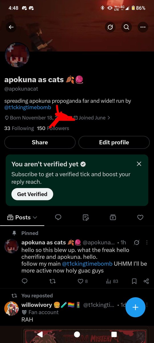 apokittuna's tweet photo. TY FOR 150 ❤️💜❤️💜❤️💜 https://t.co/gYZrKXzef9