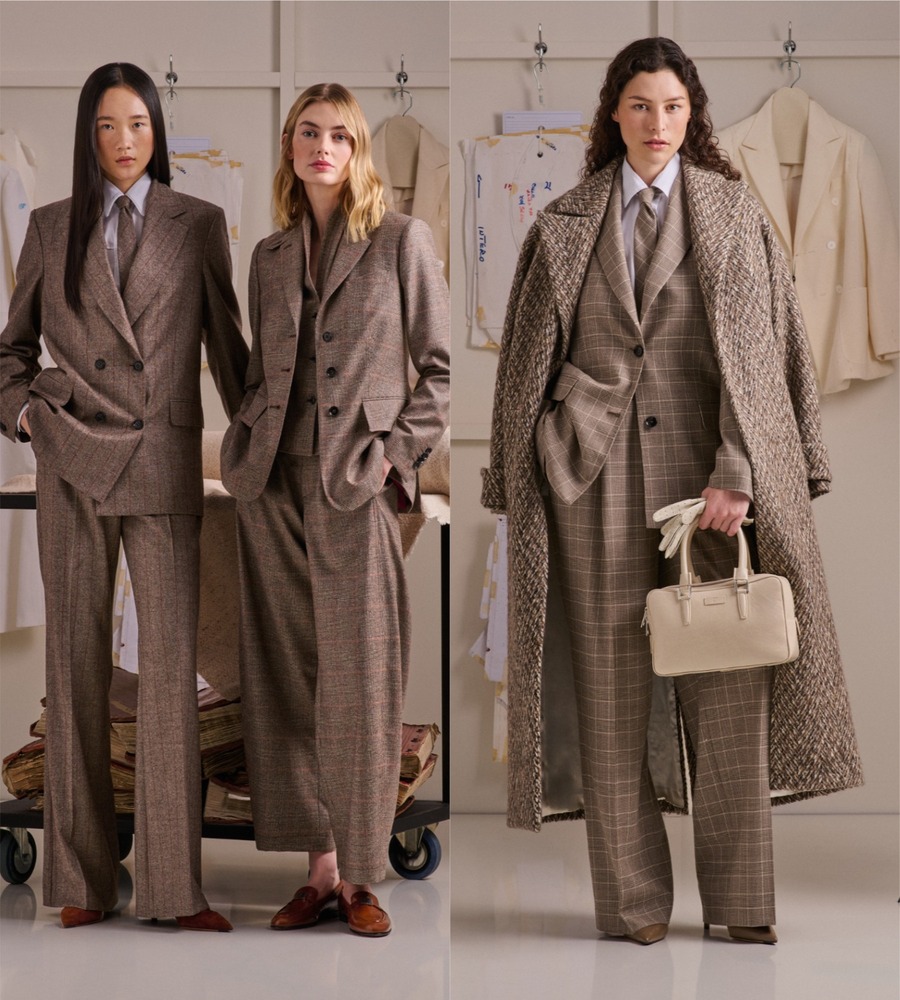 FashionPressJP's tweet photo. キートン(Kiton) 2026-27年秋冬 ウィメンズコレクション - https://t.co/abHwxkUtrh https://t.co/e8QnMSjQxg