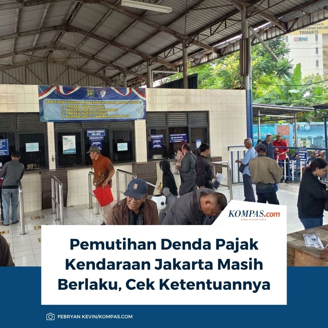 kompascom's tweet photo. Baca di sini: https://t.co/Iduw8e6RvS
Pemerintah Provinsi (Pemprov) DKI Jakarta masih memberikan keringanan bagi pemilik kendaraan melalui program pemutihan denda pajak kendaraan bermotor.
~DA #DKIJakarta #Pemprov #Pajak https://t.co/ND8lxPylEz