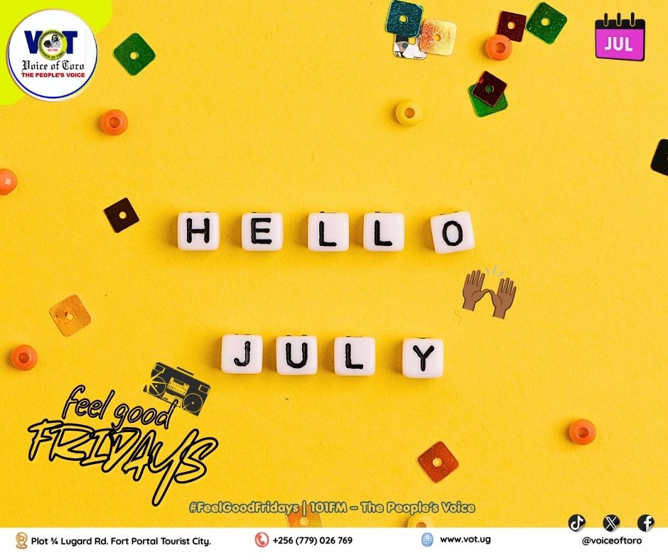 VoiceofToro's tweet photo. 🌞✨  Hello, July! 👋🏾💚 A new month means new opportunities, fresh energy, and another chance to grow. What's one thing you're looking forward to this month? 👇🏾

#FeelGoodFriday #HelloJuly #101FM #VoiceOfToro https://t.co/qmKMxsbELc