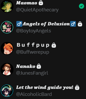 RepurposedMaid's tweet photo. // For anyone who's somehow finding me through other means besides me retweeting my own stuff, these are my other muses you can find me on.

Some are MUCH more active than others.

The Buffpup may be swapped soon- https://t.co/cYBOCtq34O