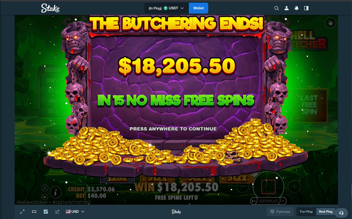 RossPicks's tweet photo. WE HIT A 18k BANGER ON HELL BUTCHER! 

TOGETHER WITH @demize21 !

WE PRINT MONEY TONIGHT! 

STILL LIVE ON KICK! GIVEAWAY TIPS ON STREAM! https://t.co/eIAxjOJGfg