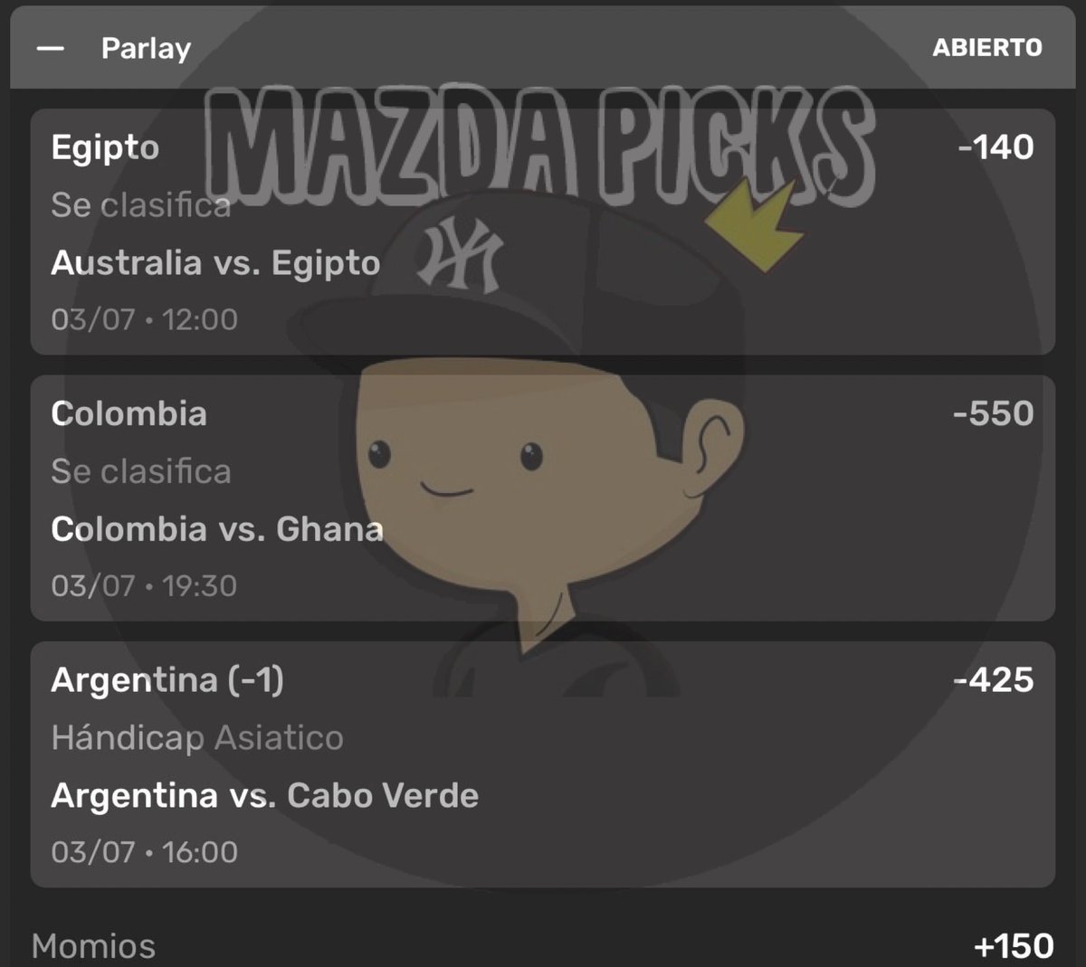 mazdapicks's tweet photo. PATITO FEO 

EN RACHA 🔥

DERECHAS O PARLAY’S

ÚNETE AL PREMIUM ➡️ https://t.co/Dnies2SZda https://t.co/zu2F2CGcad