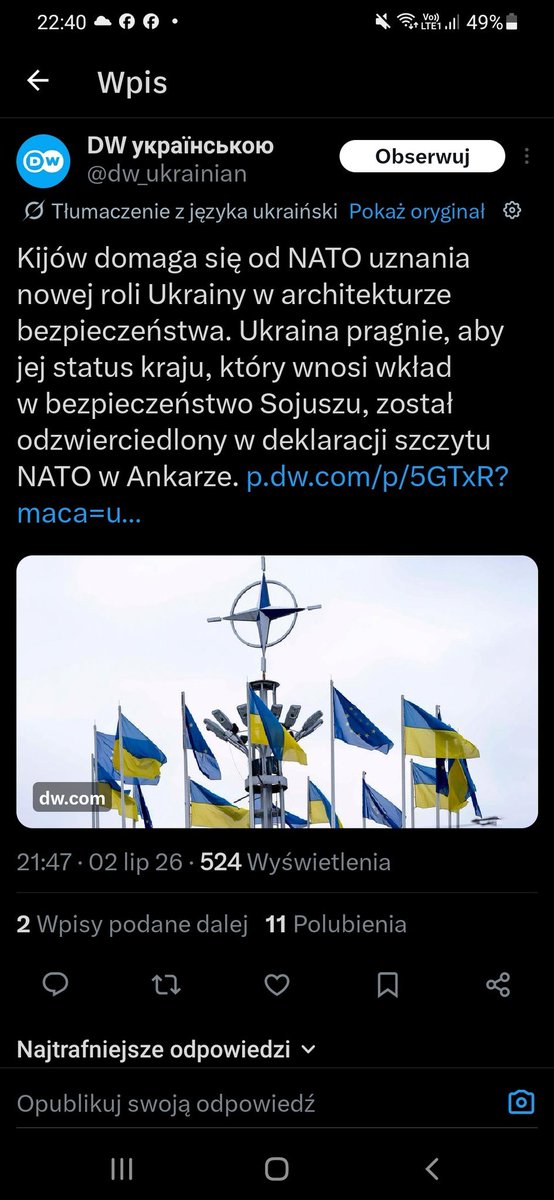 GracjanFrank's tweet photo. @czardam Widać, że chca grać bezpieczeństwiem sojuszu. https://t.co/foXTwyXhlB