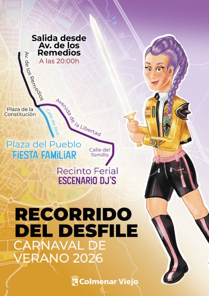 AVColmenarViejo's tweet photo. Se anuncia el Carnaval de Verano de #ColmenarViejo. Y por lo anunciado por el Ayuntamiento, la seguridad no debe terminar en el recinto ferial. También debe llegar a las calles y vecinos afectados por ruidos, botellones y vandalismo de los alrededores. https://t.co/ofNiVhaH19