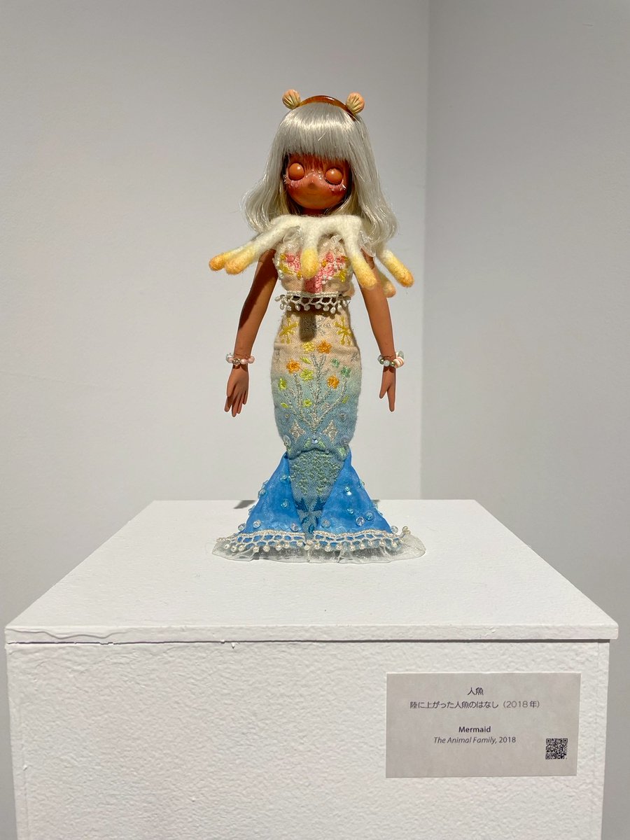 個展「tsubu(m)ru」 @GalleryMoMo (両国) では キャプションのQRコード