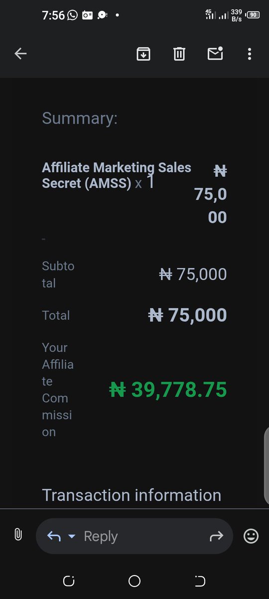 blossompec's tweet photo. Another sale dropped yesterday tonight! 🔥
39k + made on a single sale
Consistency and proper follow-up will always produce the results you desire in affiliate marketing. Thank you Jesus. I really appreciate the effort of my coach @coachnathel God bless you https://t.co/QtrVCrnI2F