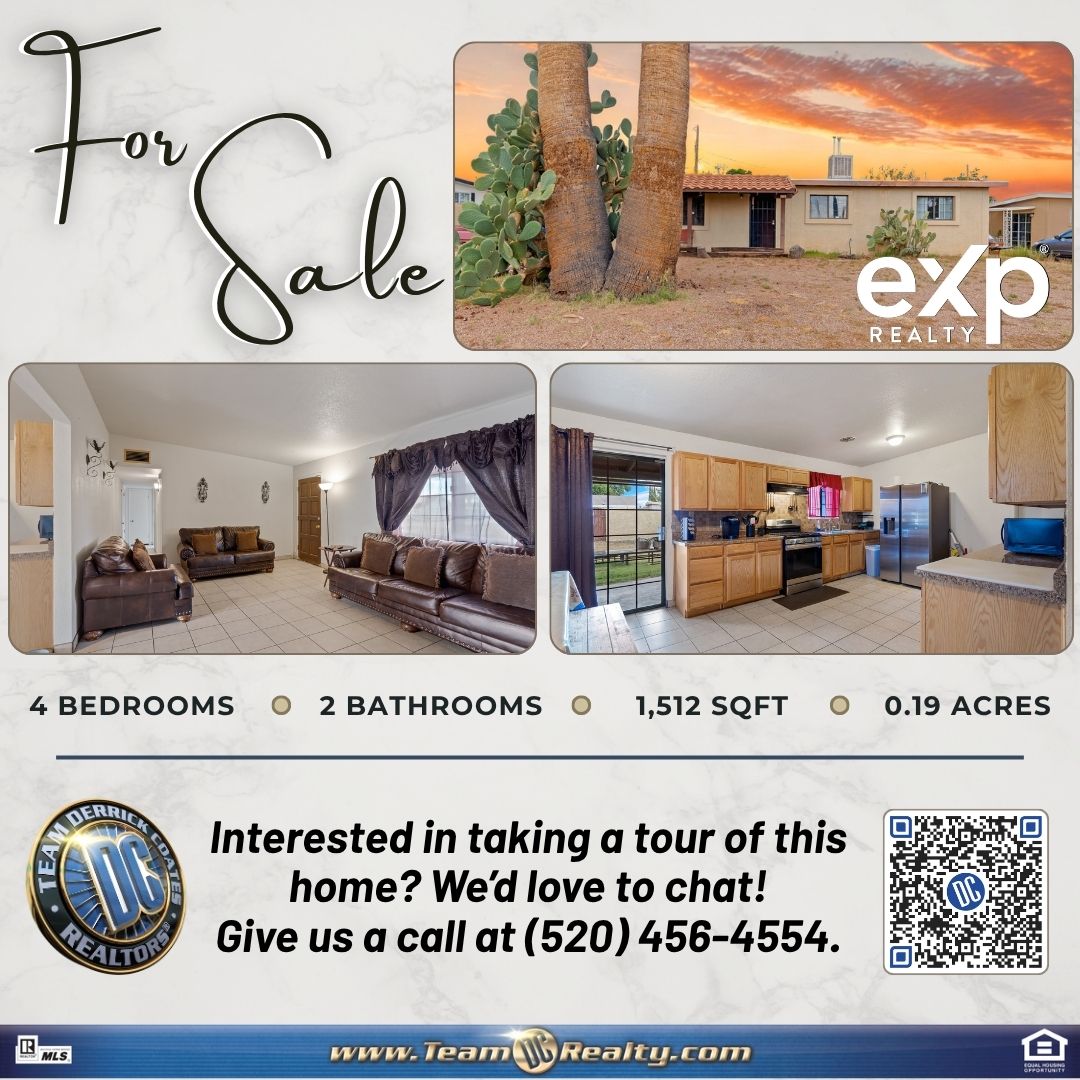 Derrick_Coates's tweet photo. HOME FOR SALE!🏡
Four-bedroom home – ready for you to move in! For a tour call (520)456-4554📲
📍Sierra Vista, AZ
🛏️4 bedrooms
🛁2 bathrooms
✅$224,900!
🌐Click on the link for all listing details!⬇️
https://t.co/SyQtrJ62fo

#Arizona #homebuying #homebuyers #cozyhome #CozyLiving https://t.co/mq7NjXDqIm
