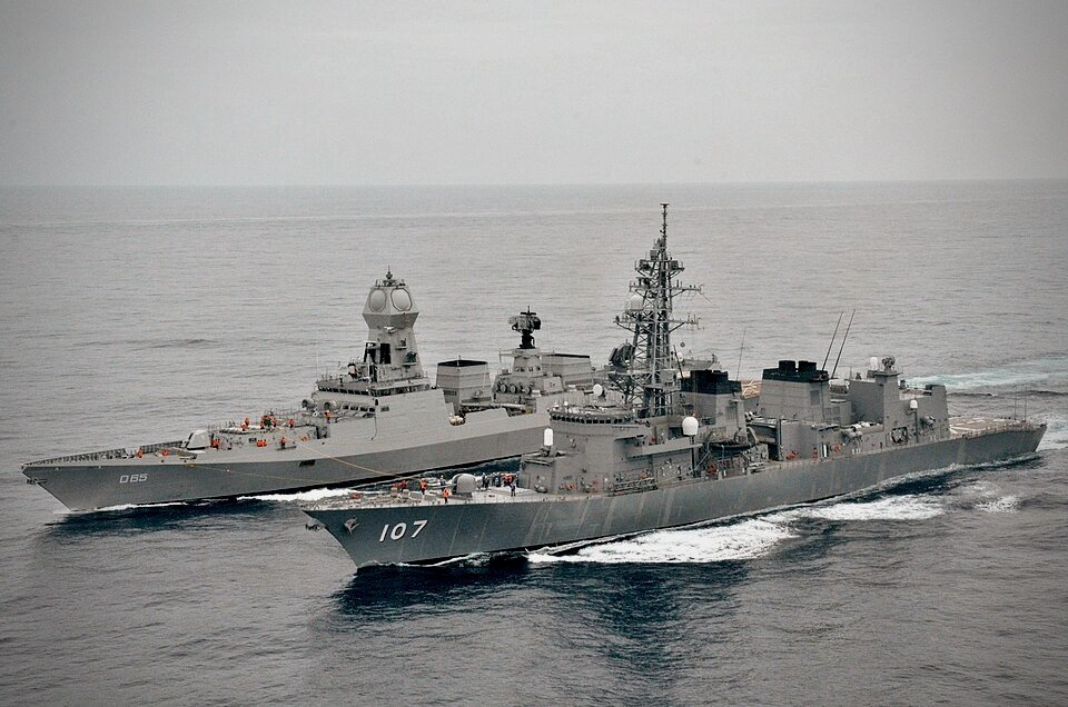 DefTRAC_IN's tweet photo. JIMEX 2020 🇮🇳🇯🇵
4th India-Japan Maritime Bilateral Exercise 
🧭: North Arabian Sea
🗓️: 26-28 Sep, 2020
🚢Vessels: 
🇮🇳:
INS CHENNAI, INS TARKASH, INS DEEPAK
🇯🇵:
JS KAGA, JS IKAZUCHI
#japan #india #jimex
@IndiannavyMedia
@jmsdf_pao_eng https://t.co/eiMLABe5fK