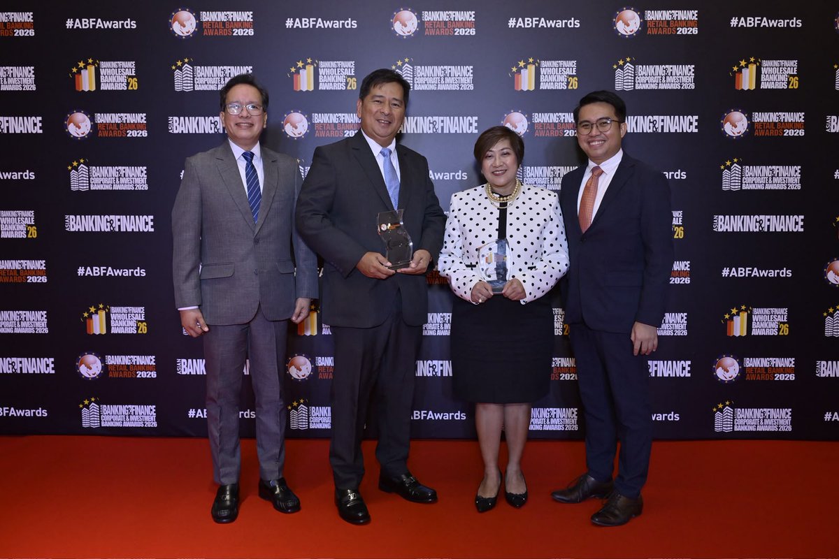 PNBph's tweet photo. Philippine National Bank is proud to have earned two honors at the Asian Banking &amp; Finance Awards 2026:
📷 Domestic Retail Bank of the Year – Philippines
📷 Financial Inclusion Initiative of the Year – Philippines https://t.co/CIx8GVlbrb