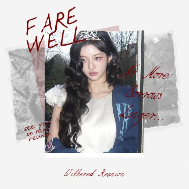 lorelaive's tweet photo. @WitheredReunion I, Minju, let the past fade into silence and ask for no explanation anymore. https://t.co/nrwXcpaYeu
